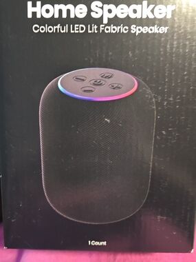 Target Black LED Lit Fabric Home Speaker
